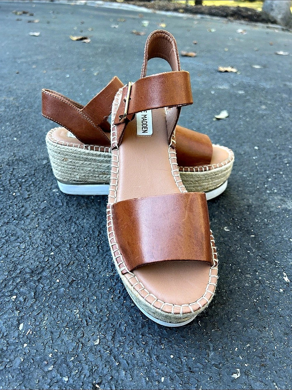 Steven Madden Wedge Sandals in Brown